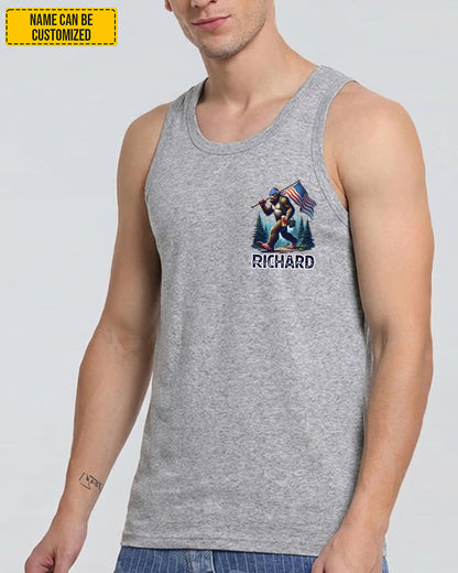 A Guy Like Me Is Hard To Find – Personalized Bigfoot American All Over Print Shirt