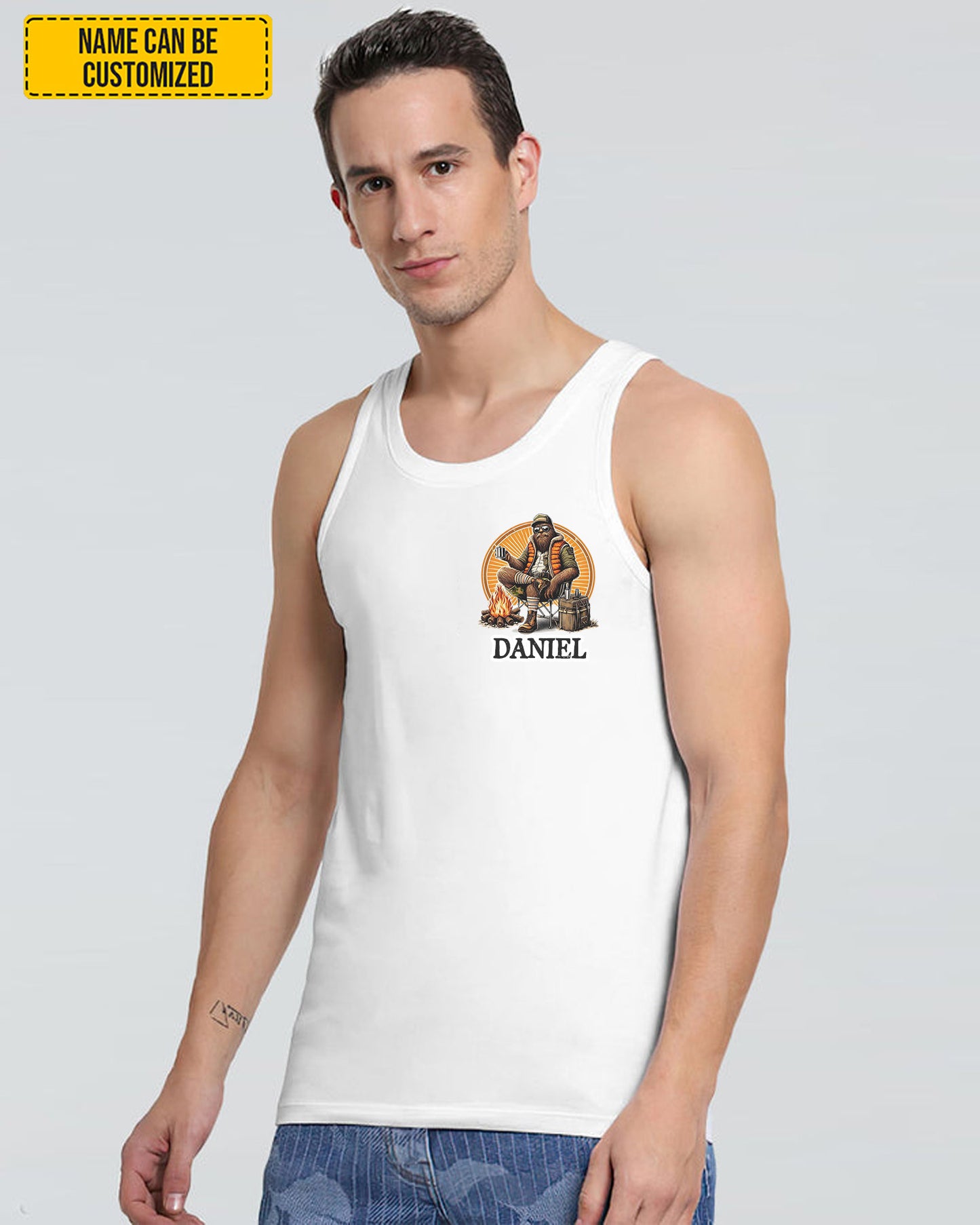 Fun Fact I Don't Care – Personalized Bigfoot All Over Print Shirt