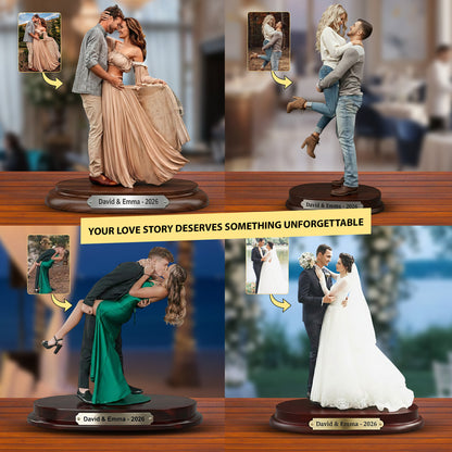 Forever Us – Personalized Couple Photo Acrylic Plaque