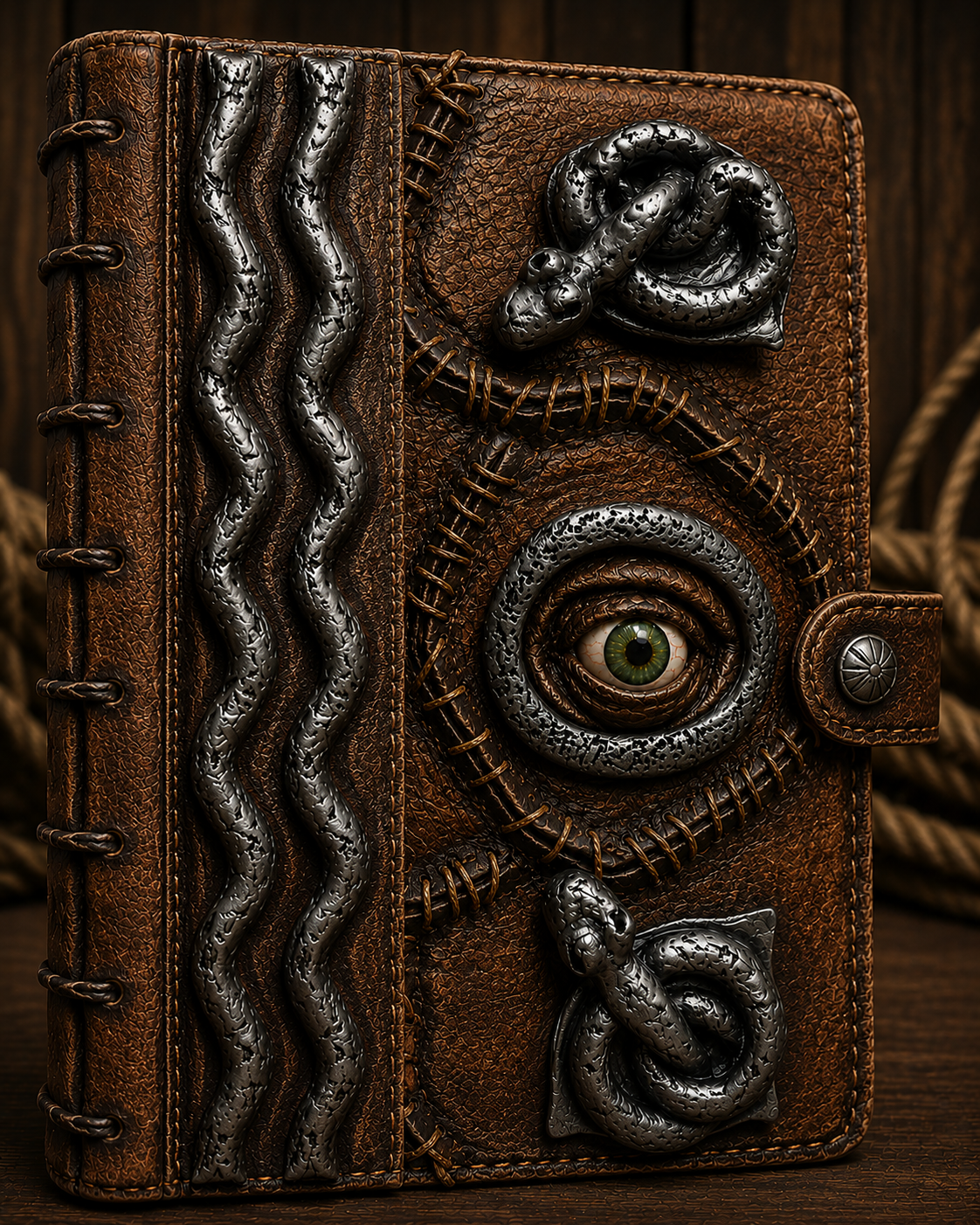 Personalized Hocus Pocus Magic Witch Leather Journal