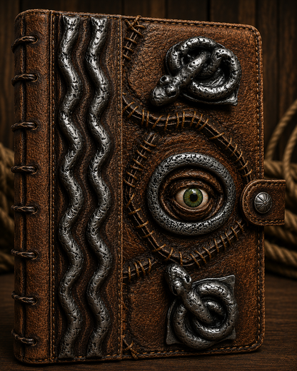 Personalized Hocus Pocus Magic Witch Leather Journal