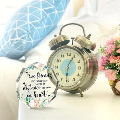 True Friendship Are Never Apart Acrylic Plaque - Gift For Friend