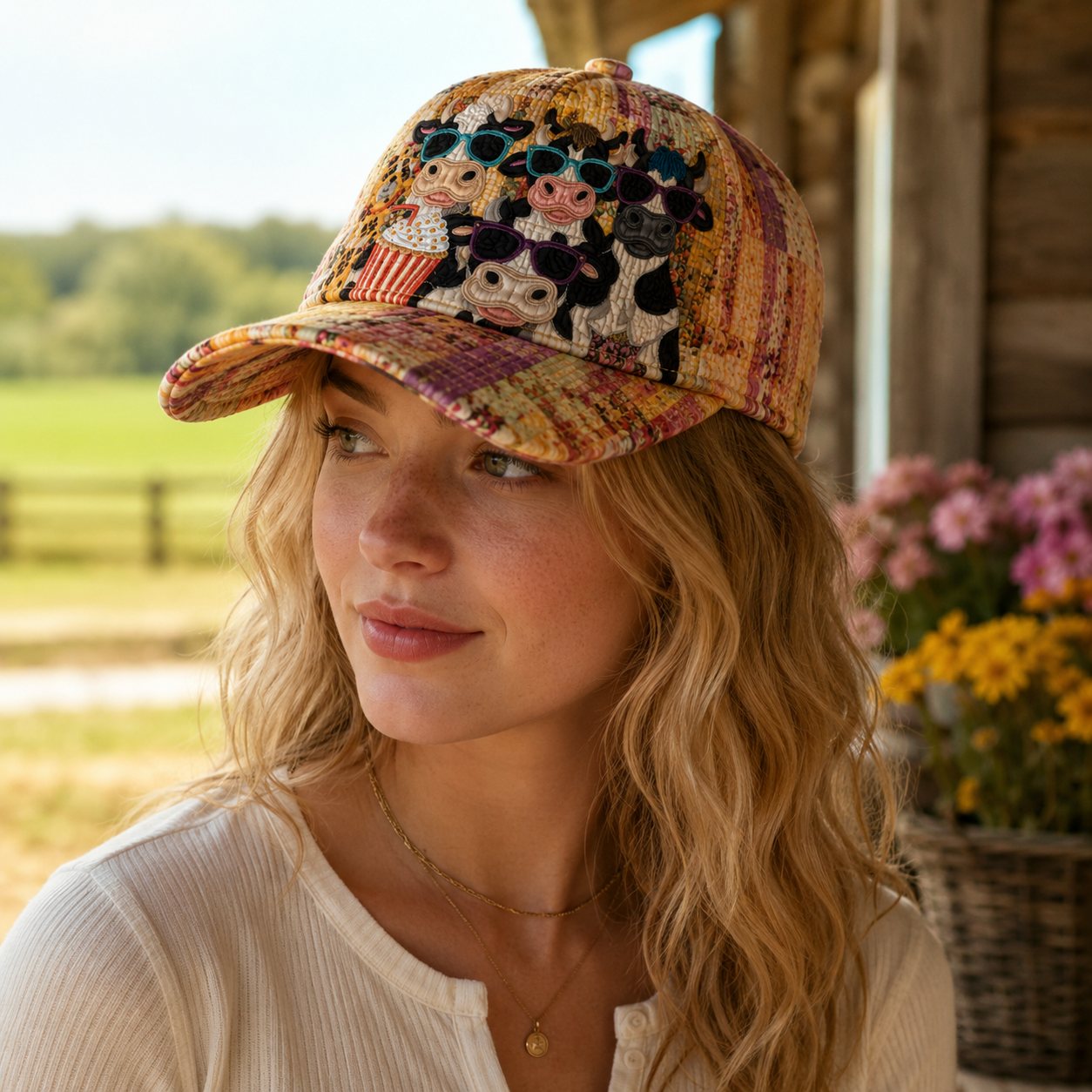 Cute Highland Cow Classic Cap – Funny Cow Gift for Highland Cow Lovers