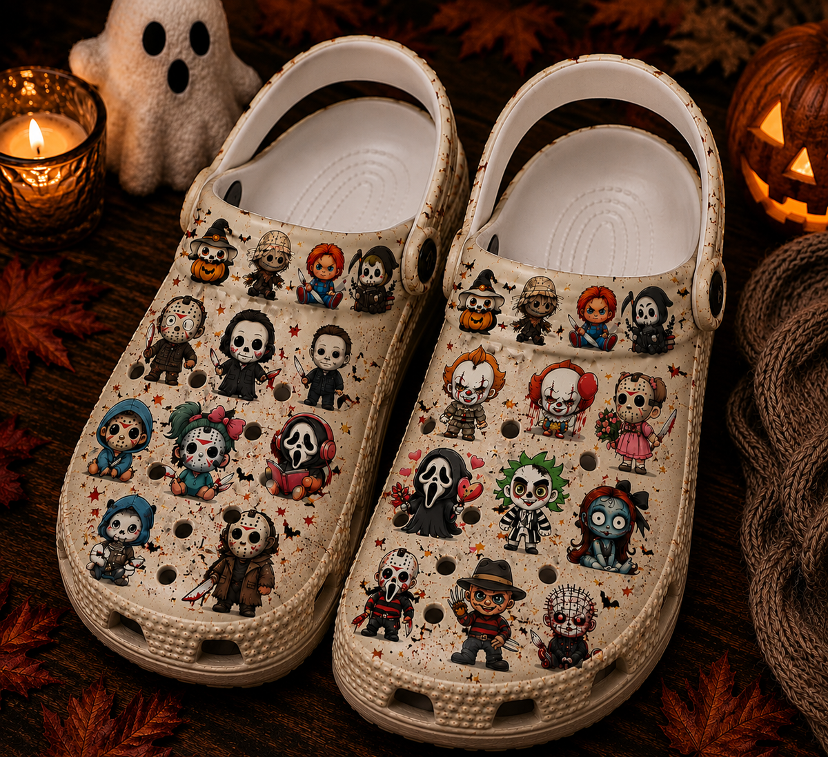 Cute Horror Halloween Crocs Version 4