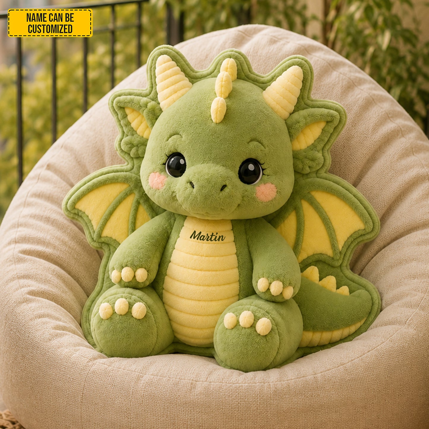 Personalized Baby Dragon Custom Shape Pillow