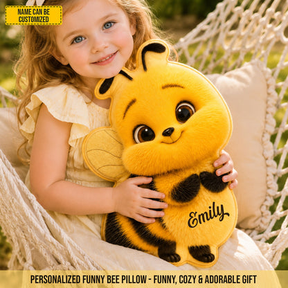 Personalized Cute Bee Shape Pillow