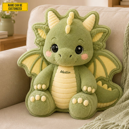 Personalized Baby Dragon Custom Shape Pillow