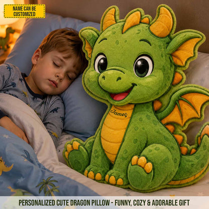 Personalized Cute Dragon Custom Shaped Pillow