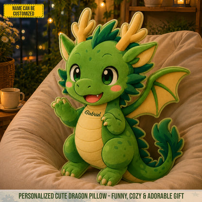 Personalized Cute Dragon Custom Shaped Pillow
