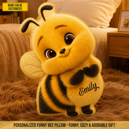 Personalized Cute Bee Shape Pillow