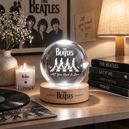 The Beatles All You Need Is Love Crystal Ball Night Light