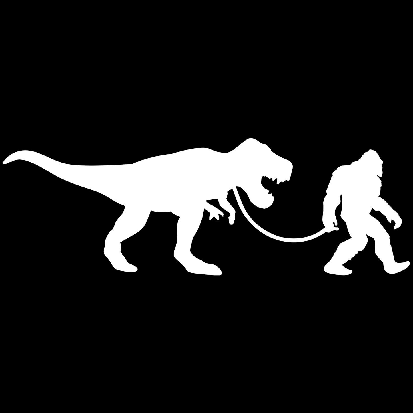Bigfoot's Pet T-Rex Vinyl Sticker