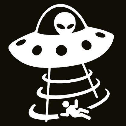 UFO & Alien Abduction Sticker