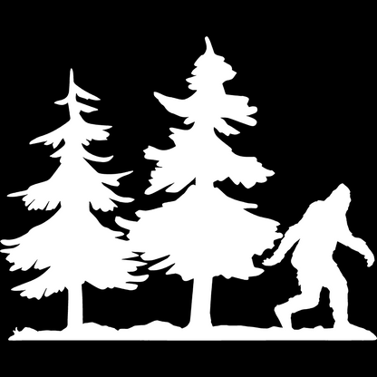 Bigfoot Windshield Stickers