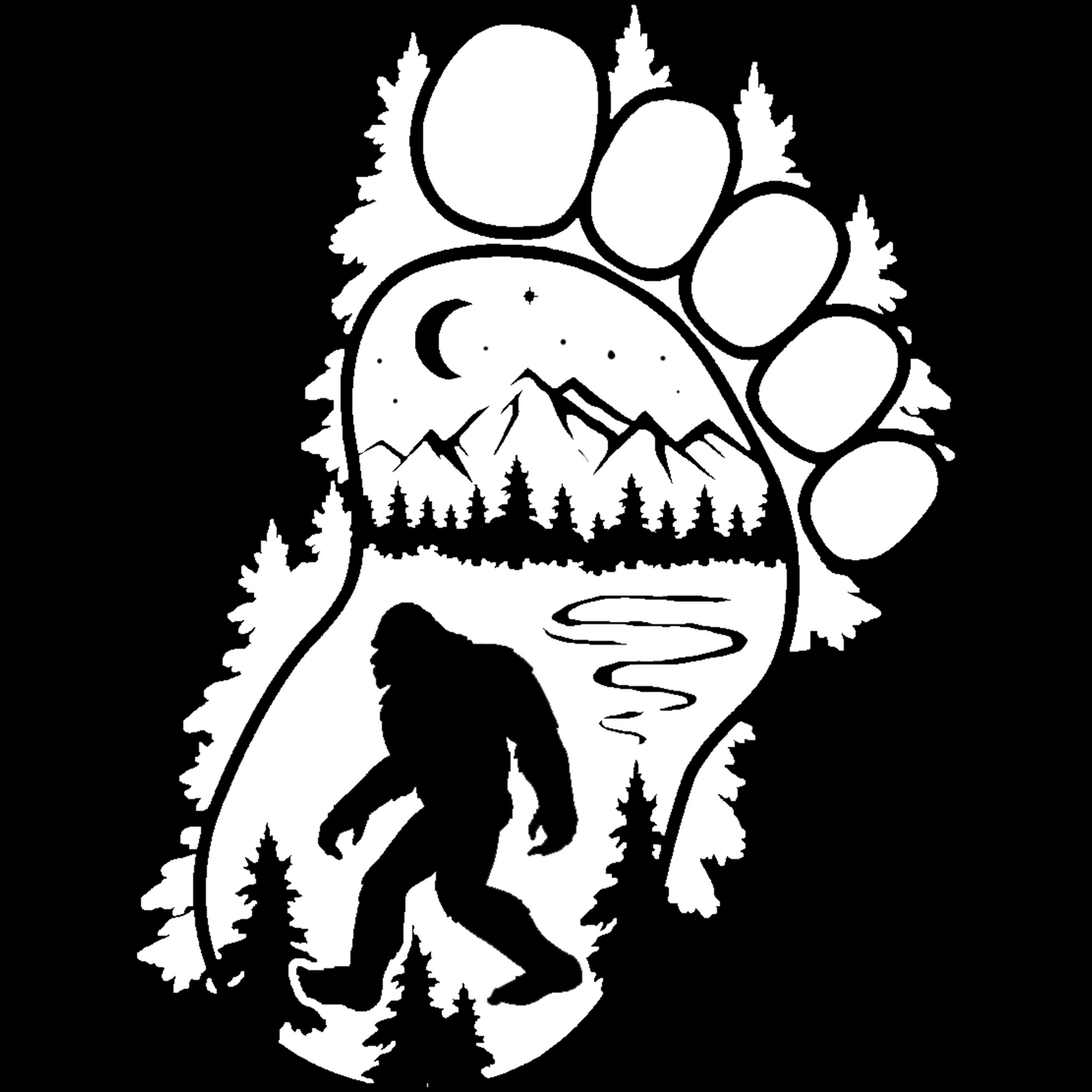Bigfoot Trail Sticker