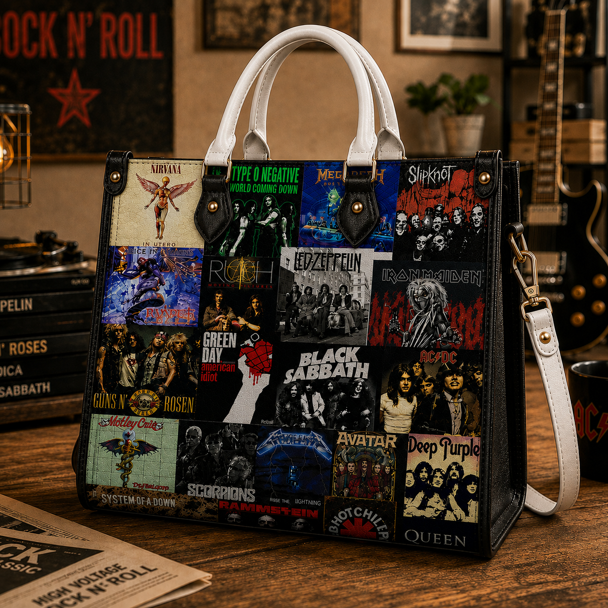 Rock Lovers - Legends Edition Leather Handbag