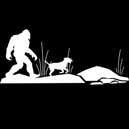 Sasquatch's Best Friend Stickers