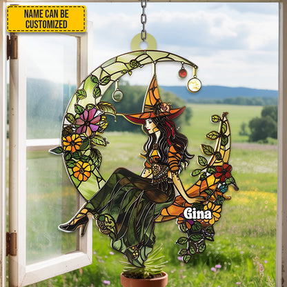 Witch Acrylic Window- Personalized Acrylic Window