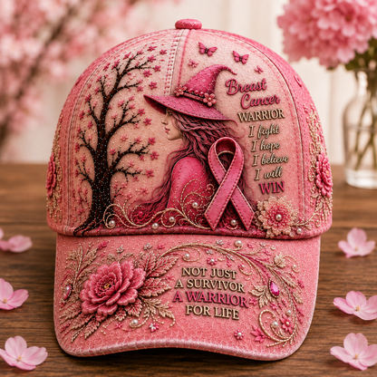 Breast Cancer Warrior Pink Hat