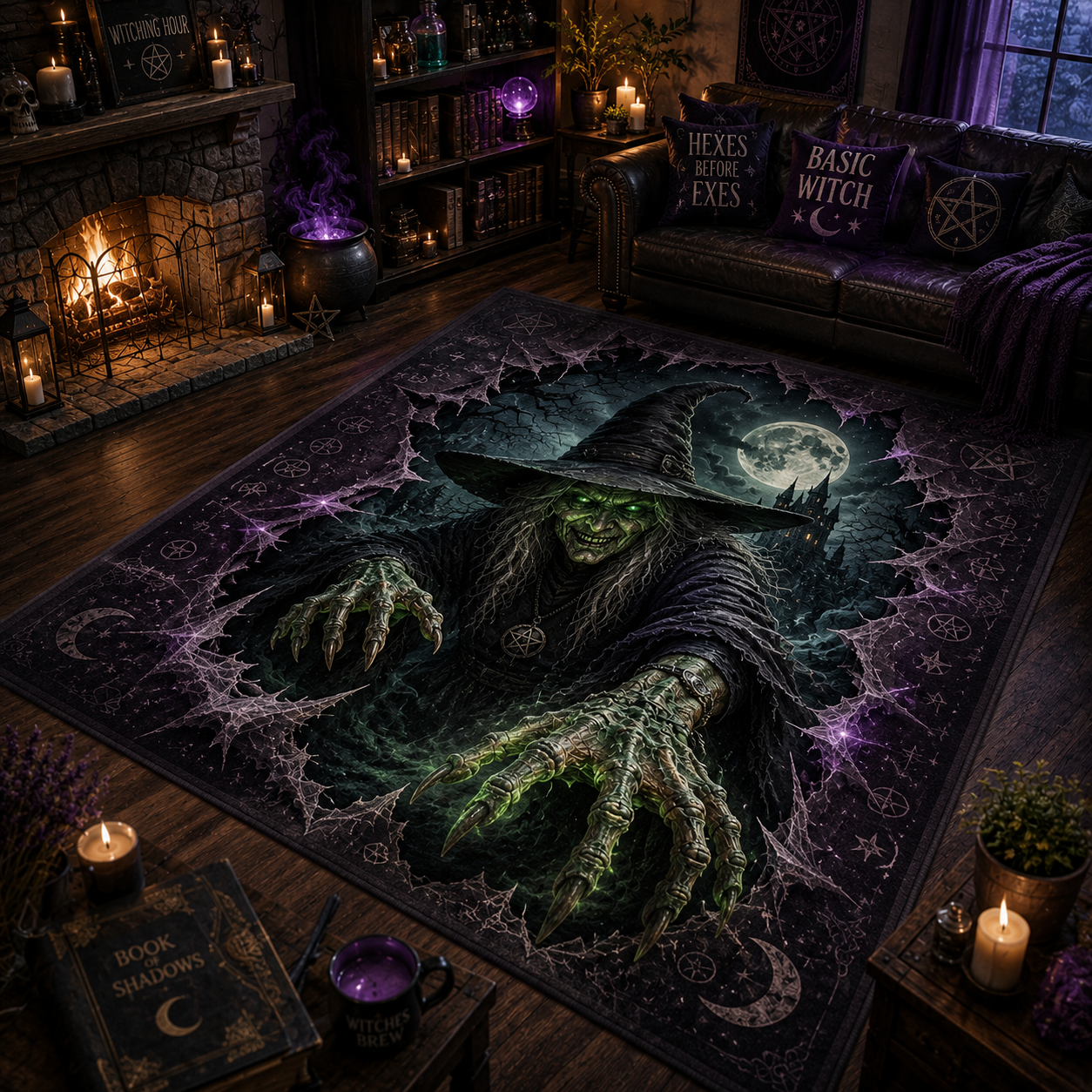 Dark Witch Area Rug