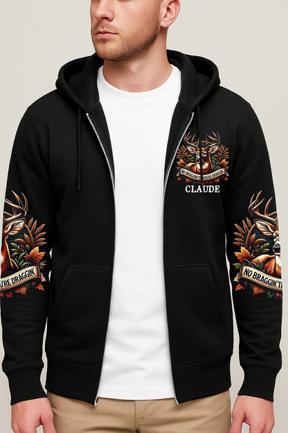 Hunt Hard, Brag Later – Personalized All Over Print Shirt