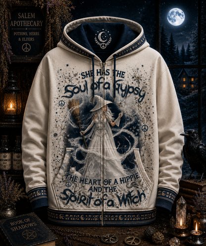 SPIRIT OF A WITCH HALLOWEEN ALL OVER PRINT – Witchy Halloween Shirt