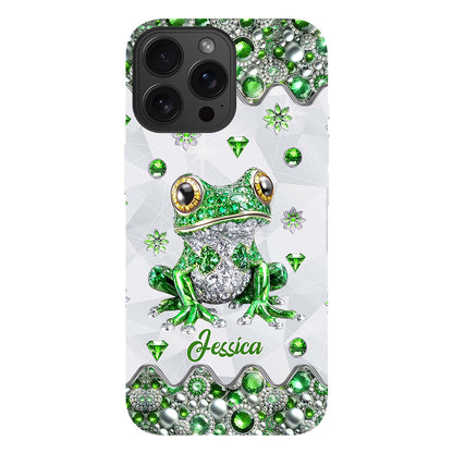 Love Frogs - Personalized Frog Full Print Phone Case