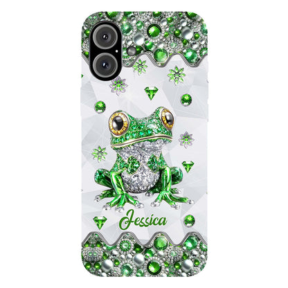 Love Frogs - Personalized Frog Full Print Phone Case