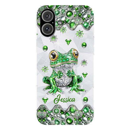Love Frogs - Personalized Frog Full Print Phone Case